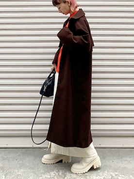 「frames RAY CASSIN（フレームスレイカズン）のアイテム」を使った、SIZUさん（レディース・156cm）の秋コーディネート
