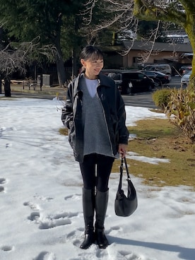 「Ada.（エイダ）のアイテム」を使った、SIZUさん（レディース・156cm）の冬コーディネート