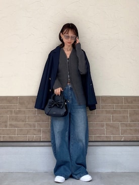 SIZUさん（レディース・156cm）の冬コーディネート