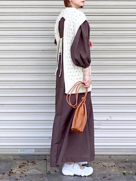 「relac（レーラック）のアイテム」を使った、SIZUさん（レディース・156cm）の夏コーディネート