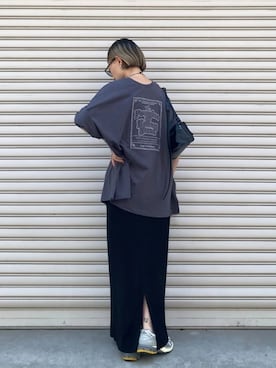 「アイテム（サングラス）」を使った、SIZUさん（レディース・156cm）の夏コーディネート