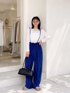 「JOURNAL STANDARD（ジャーナルスタンダード）のアイテム」を使った、SIZUさん（レディース・156cm）の夏コーディネート