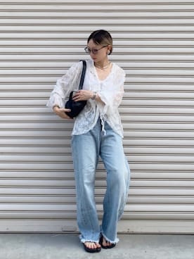 「アイテム（ボディ・ヘアケア）」を使った、SIZUさん（レディース・156cm）の夏コーディネート
