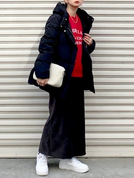 「NANO universe（ナノユニバース）のアイテム（ジャケット/アウター）」を使った、SIZUさん（レディース・156cm）の冬コーディネート