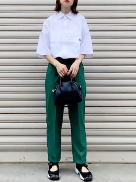 「COOLなこのコが仲間入り」｜SIZUさん（レディース・156cm）の夏コーディネート