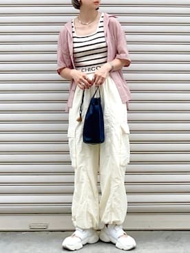 SIZUさん（レディース・156cm）の夏コーディネート