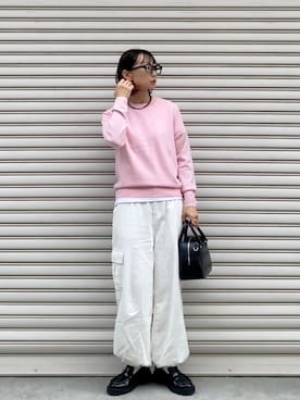 「GIUNON（ジウノン）のアイテム」を使った、SIZUさん（レディース・156cm）の冬コーディネート