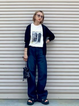 「LAKOLE（ラコレ）のアイテム」を使った、SIZUさん（レディース・156cm）の夏コーディネート
