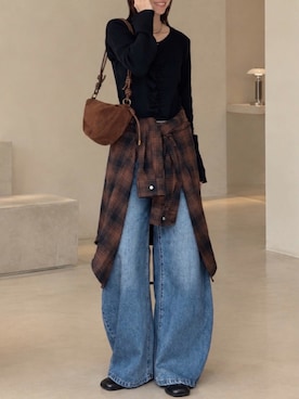 SIZUさん(レディース・156cm)の秋コーディネート
