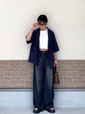 「UGG（アグ）のアイテム」を使った、SIZUさん（レディース・156cm）の夏コーディネート