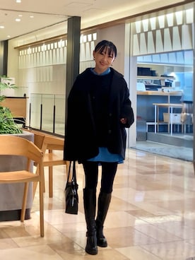 「Ada.（エイダ）のアイテム」を使った、SIZUさん（レディース・156cm）の冬コーディネート