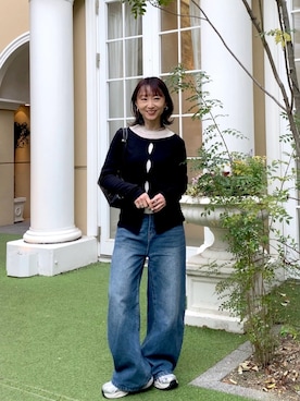 「Dior（ディオール）のアイテム（ファンデーション）」を使った、SIZUさん（レディース・156cm）の春コーディネート