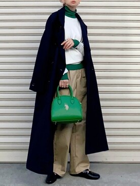 「NOISE MAKER（ノイズメーカー）のアイテム（その他アウター）」を使った、SIZUさん（レディース・156cm）の冬コーディネート