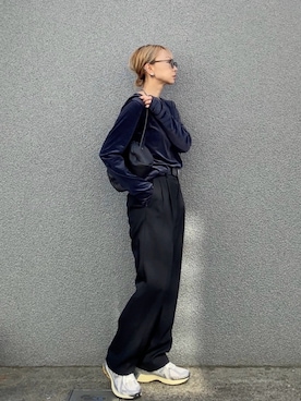 「THE SHINZONE（ザ　シンゾーン）のアイテム（パンツ）」を使った、SIZUさん（レディース・156cm）の秋コーディネート