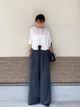 「MONO-MART（モノマート）のアイテム」を使った、SIZUさん（レディース・156cm）の春コーディネート