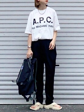 「MADDEN（メデン）のアイテム」を使った、SIZUさん（レディース・156cm）の夏コーディネート