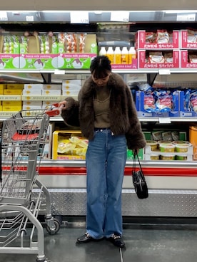 「AIC.（エーアイシー）のアイテム」を使った、SIZUさん（レディース・156cm）の冬コーディネート