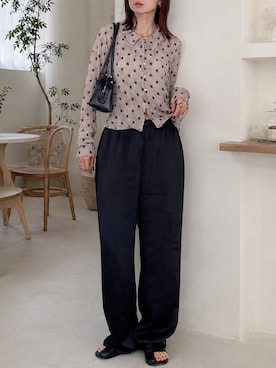 「tiptop（ティップトップ）のアイテム」を使った、SIZUさん（レディース・156cm）の夏コーディネート