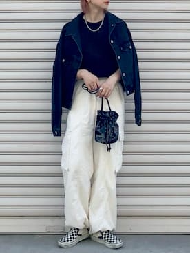 「apres jour mignon（アプレジュールミニョン）のアイテム」を使った、SIZUさん（レディース・156cm）の秋コーディネート