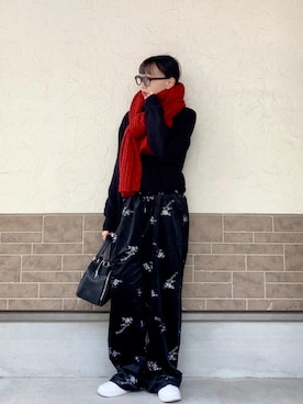 「アイテム（メイクアップ）」を使った、SIZUさん（レディース・156cm）の冬コーディネート