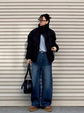 「おでかけコーデ」｜SIZUさん（レディース・156cm）の冬コーディネート