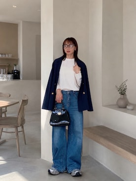 「Aunely（オーネリー）のアイテム」を使った、SIZUさん（レディース・156cm）の夏コーディネート