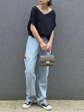 「and it_（アンドイット）のアイテム」を使った、SIZUさん（レディース・156cm）の夏コーディネート