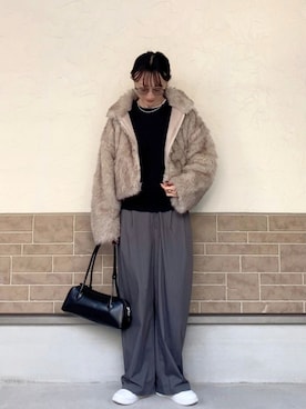 SIZUさん（レディース・156cm）の冬コーディネート