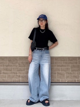 「アイテム（メイクアップ）」を使った、SIZUさん（レディース・156cm）の夏コーディネート