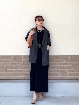 「アイテム（コンシーラー）」を使った、SIZUさん（レディース・156cm）の春コーディネート