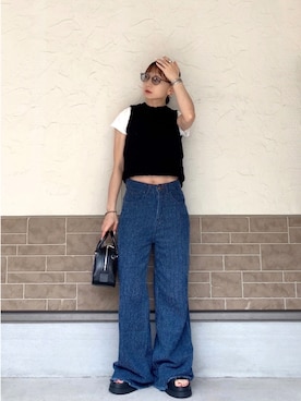 「UGG（アグ）のアイテム」を使った、SIZUさん（レディース・156cm）の夏コーディネート