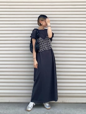 「アイテム（パック/フェイスマスク）」を使った、SIZUさん（レディース・156cm）の夏コーディネート