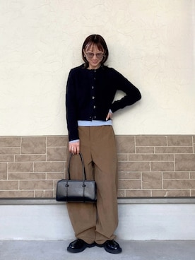 「Re:EDIT（リエディ）のアイテム」を使った、SIZUさん（レディース・156cm）の冬コーディネート