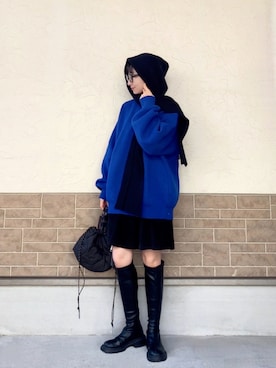 SIZUさん（レディース・156cm）の冬コーディネート