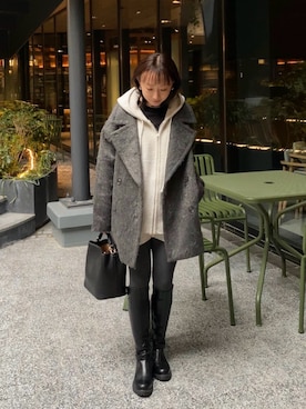 SIZUさん（レディース・156cm）の冬コーディネート