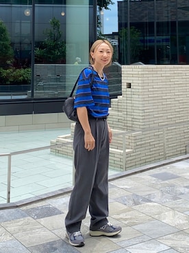 「FREAK'S STORE（フリークスストア）のアイテム（シューズ）」を使った、SIZUさん（レディース・156cm）の夏コーディネート