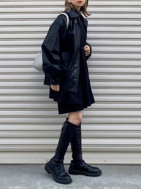 「tiptop（ティップトップ）のアイテム（ジャケット/アウター）」を使った、SIZUさん（レディース・156cm）の冬コーディネート