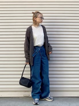 「NOISE MAKER（ノイズメーカー）のアイテム」を使った、SIZUさん（レディース・156cm）の秋コーディネート