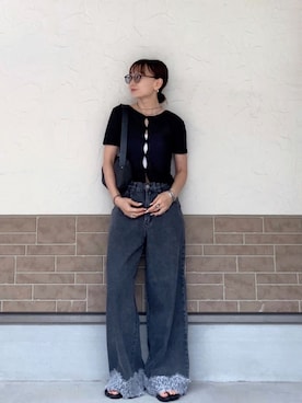 「feepur（フェピュール）のアイテム」を使った、SIZUさん（レディース・156cm）の夏コーディネート