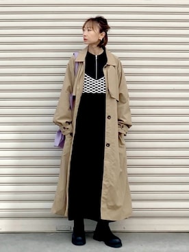 SIZUさん（レディース・156cm）の冬コーディネート