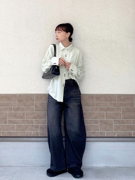 「SOYEN（ソイエン）のアイテム」を使った、SIZUさん（レディース・156cm）の春コーディネート