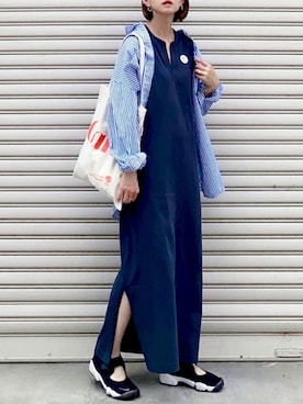 「Lepidos（レピドス）のアイテム」を使った、SIZUさん（レディース・156cm）の夏コーディネート