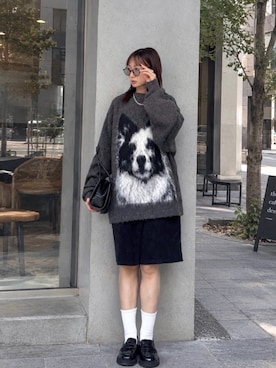 「TUWAKRIM（トゥワクリム）のアイテム」を使った、SIZUさん（レディース・156cm）の秋コーディネート