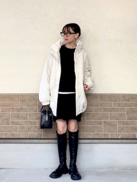 SIZUさん(レディース・156cm)の冬コーディネート