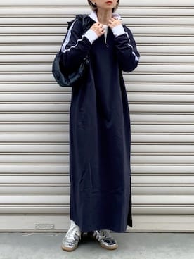 「アイテム（ソックス/靴下）」を使った、SIZUさん（レディース・156cm）の秋コーディネート