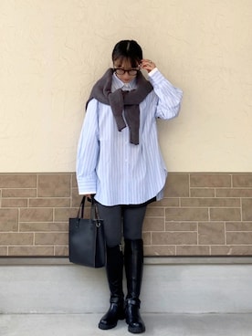 「Ada.（エイダ）のアイテム」を使った、SIZUさん（レディース・156cm）の冬コーディネート