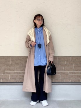 「forksy.（フォルクシー）のアイテム」を使った、SIZUさん（レディース・156cm）の春コーディネート