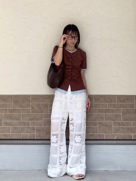 SIZUさん（レディース・156cm）の夏コーディネート