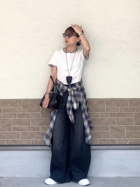 「ビッグシルエット」｜SIZUさん（レディース・156cm）の春コーディネート