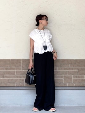 「Ungrid（アングリッド）のアイテム」を使った、SIZUさん（レディース・156cm）の夏コーディネート